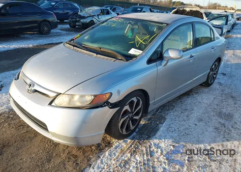 2008 Honda Civic Lx z USA, uszkodzony, nr VIN 2HGFA16518H521592